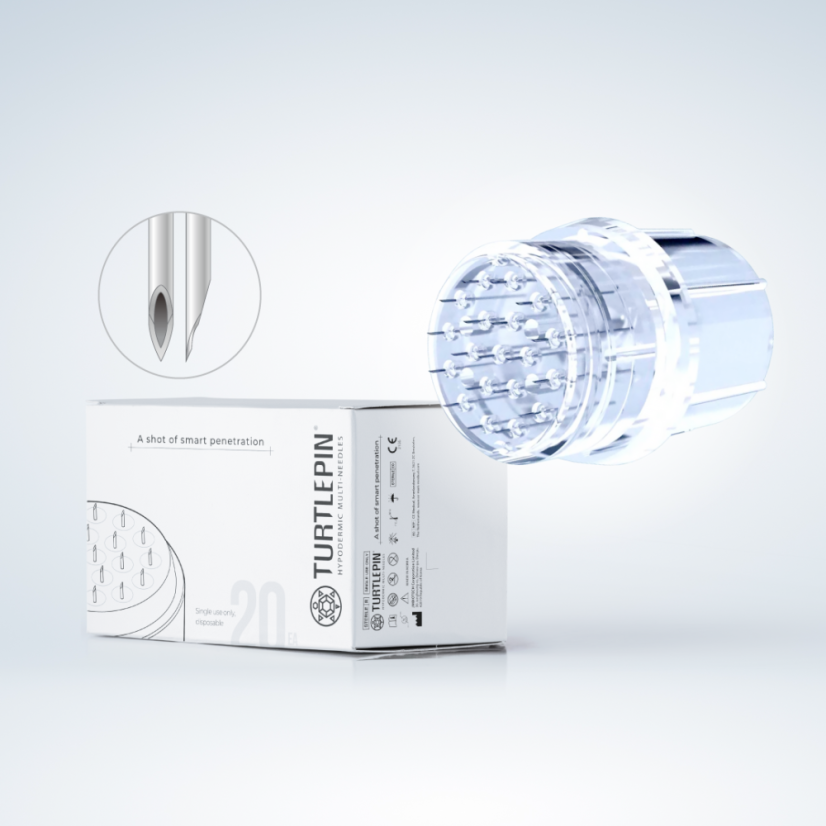 TURTLEPIN Injekční aplikátor  19 jehel / 1,0 mm / 32 G - 20 ks