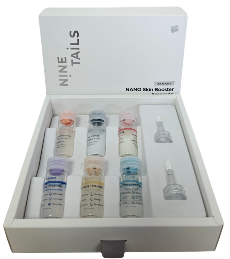 Sada všech typů Nano ampulí pro posílení pleti - 6 x 10 ml
