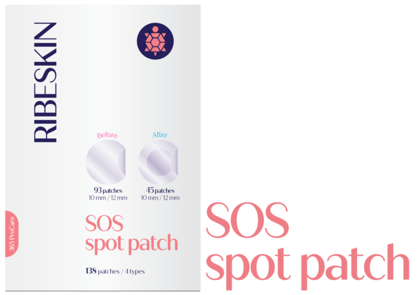 SOS bodová náplast na akné - 93 ks + 45 ks