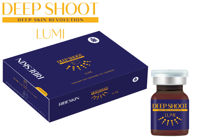 Deep Shoot Lumi - sérum na depigmentace (5 x 5 ml ampule / 5 x maska)