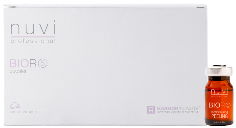 BIOR 5 - biorevitalizační peeling - hydratace a obnova pleti - 5 x 6 ml