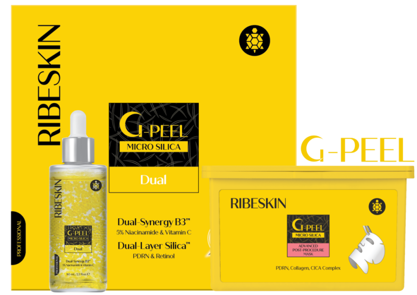 G-PEEL DUAL (25 x Dual spikula / 80 ml Dual Synergy B3 / 25 x  G-PEEL Post maska) - 25 ošetření