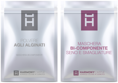 Vysoce vyživující a zpevňující maska na prsa i obličej - alginátová - 6 x 100 ml + 6 x 20 g