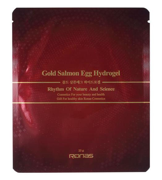 Zlatá hydrogelová maska s lososovými jikrami - 10 x 28 g