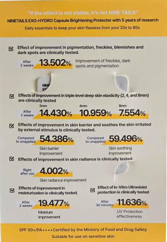 EXOSOM Multiplex denní krém  SPF 50+PA++++ - 0,8 ml