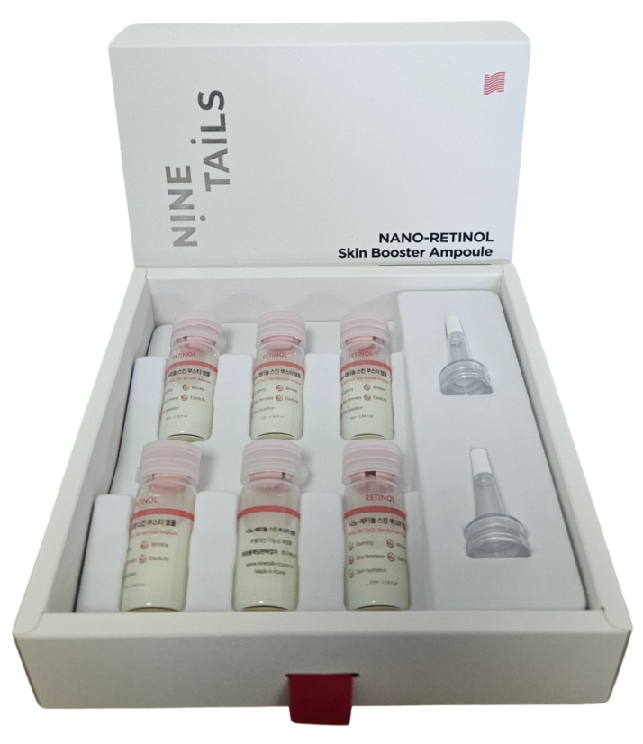 NANO-RETINOL Ampule proti vráskám, pro regeneraci a zpevnění pleti - 6 x 10 ml