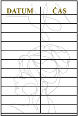 Objednávací kartička - 1 ks