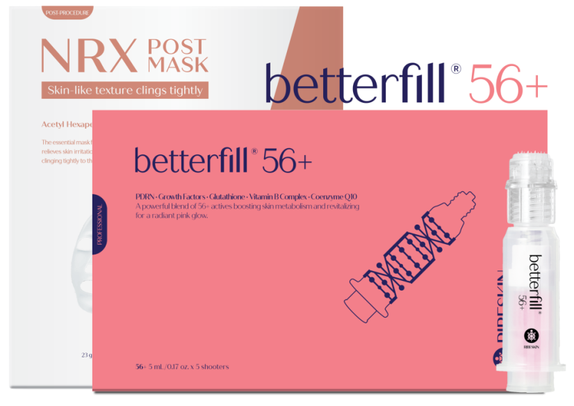 Betterfill56+ (4 x 5 ml stříkačka / 4 x 1,0 mm aplikátor / 10 x NRX Post maska))