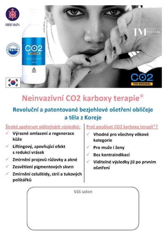 CO2 karboxy terapie - leták A5 - 1 ks