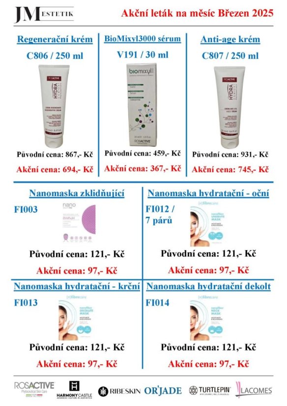 Akční leták na měsíc Březen