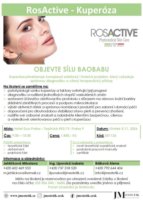 Školení - RosActive - Kuperóza - 5.11. 2026