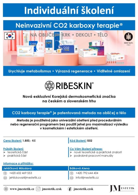 Individuální školení - CO2 karboxy terapie