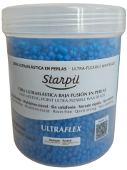 Modrý perlový elastický vosk - 600 g