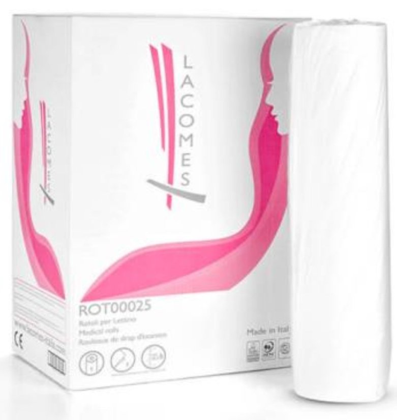 Prostěradlo v roli celulóza dvouvrstvá - 60 cm x 80 m - 1 ks