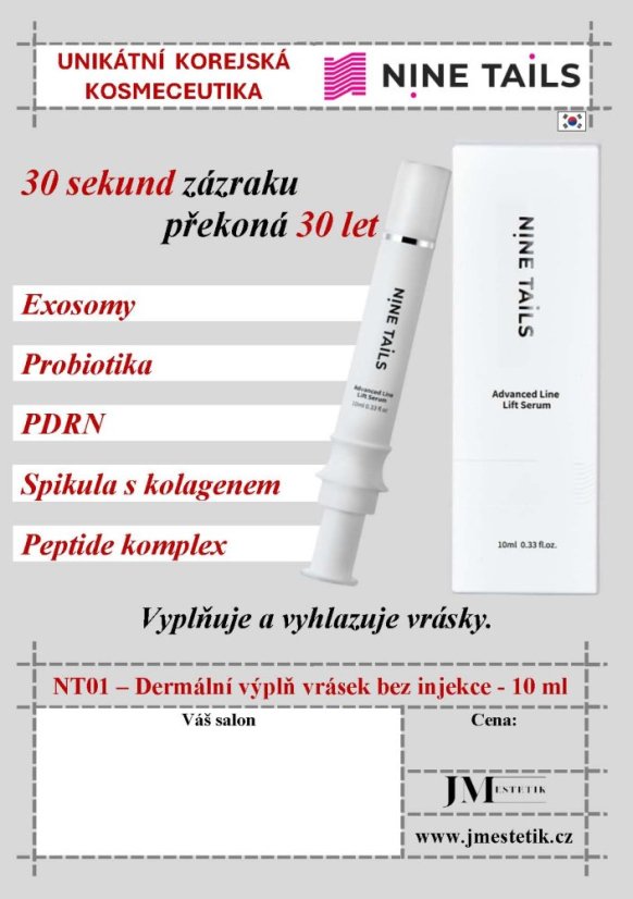 Nine Tails - leták A5 - NT01 - 1 ks