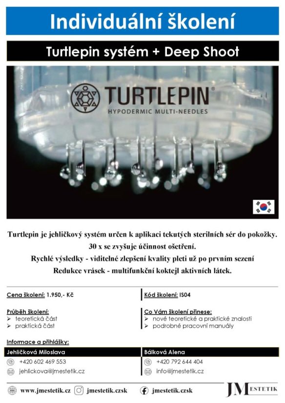 Individuální školení - Turtlepin systém + Deep Shoot