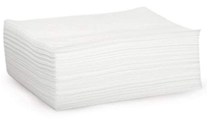 Odličovací ubrousky perlan - 30 x 40 cm - 100 ks