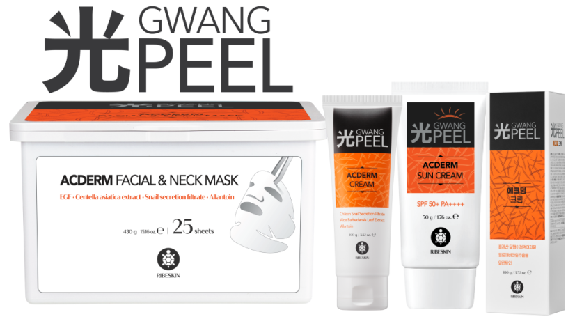 Gwang peel ACDERM - speciální domácí péče - sada na 50 ošetření