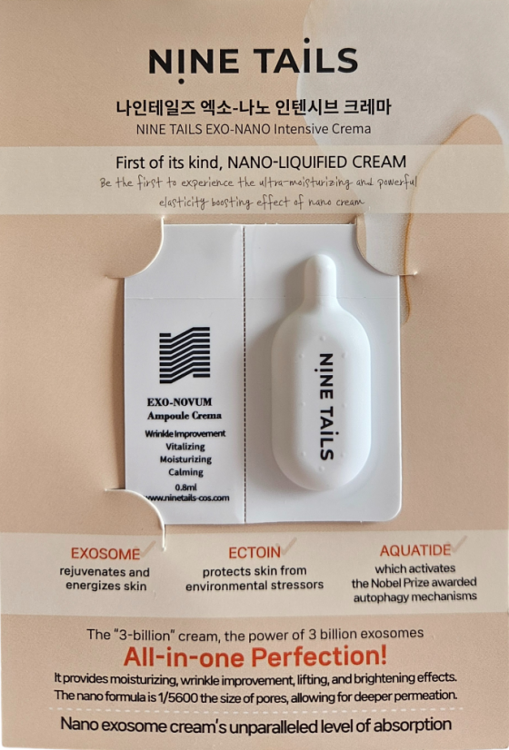 EXO-NANO Regenerační denní a noční krém  - 0,8 ml