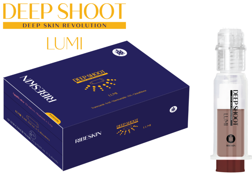 Deep Shoot Lumi - sérum na depigmentace (5 x 3 ml stříkačka / 5 x aplikátor / 5 x maska)