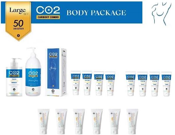 CO2 karboxy terapie na tělo - sada L na 50 ošetření