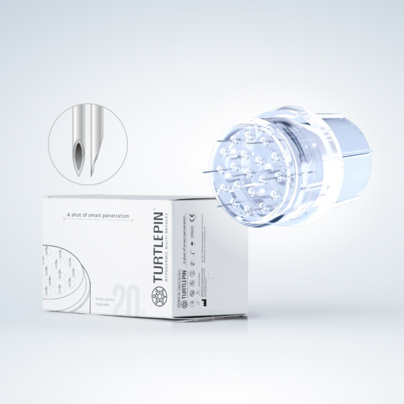TURTLEPIN Injekční aplikátor  7 jehel / 2,0 mm / 32 G - 20 ks